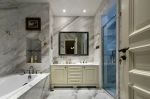 天津家庭别墅卫生间砖砌浴缸装修设计图片