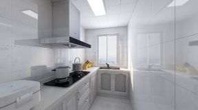现代简约厨房二居60平装修设计图