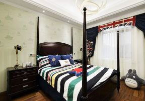 卧室床头墙面设计 卧室床头柜装修效果图 卧室床头柜设计