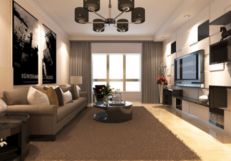 新世界150平米3居室现代简约风格装修案例