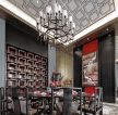 北京酒店装修新中式餐厅包房设计效果图