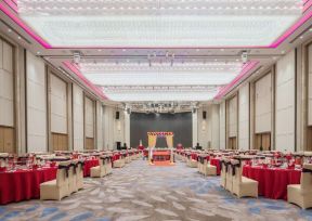 2023北京酒店宴会厅吊顶装修设计效果图