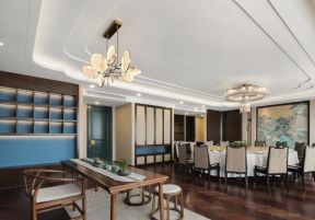 深圳新中式酒店餐厅包厢装修设计实景图