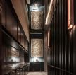 北京饭店餐厅走廊背景墙装修装饰效果图