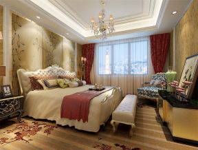 北京简欧风格别墅卧室装饰效果图欣赏