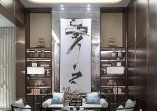 【陽(yáng)泉裝修公司】190平米新中式風(fēng)格別墅裝修樣板間效果圖