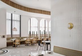 2023上海小型饭店餐厅装修效果图赏析