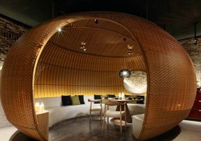 2023深圳工装装修创意餐厅室内设计造型图片