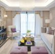 北京欧式客厅室内装饰沙发摆放效果图片