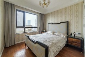 北京欧式风格卧室室内壁纸装饰效果图