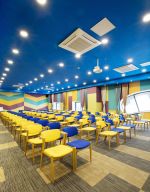 重庆学校大型会议室装修布置效果图2023