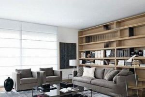 现代简约客厅沙发背景画怎么装修