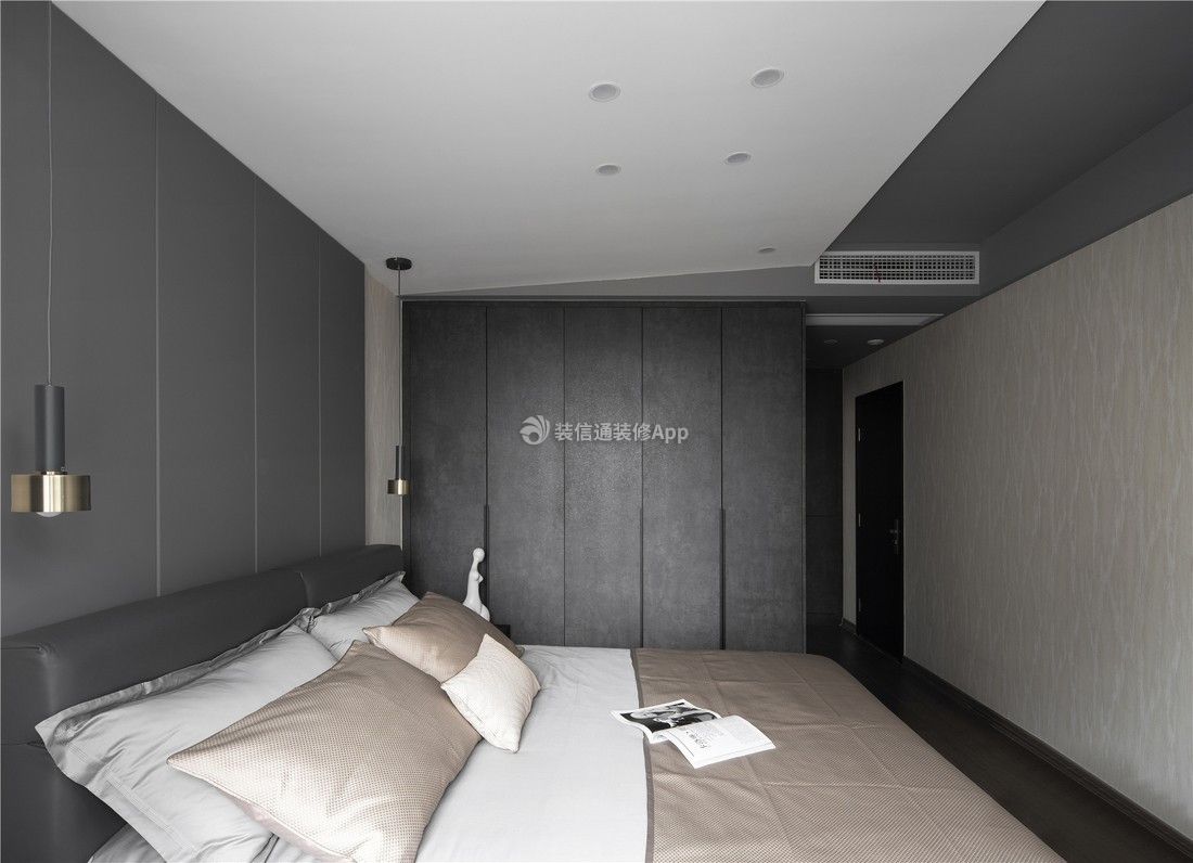 北京专业老房简约风格卧室装修实景图