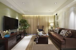 北京专业老房装修美式客厅布置图片
