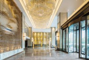 2023北京星级酒店大厅水晶灯设计图片大全