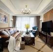 广州美式风格房屋客厅装修设计图欣赏