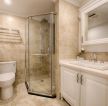 广州美式风格房屋卫生间淋浴房装修设计图