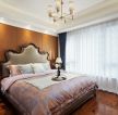 广州美式风格房屋卧室装修实景图片