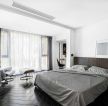 广州120平简欧风格房屋卧室装修实景图片