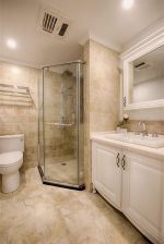 广州美式风格房屋卫生间淋浴房装修设计图