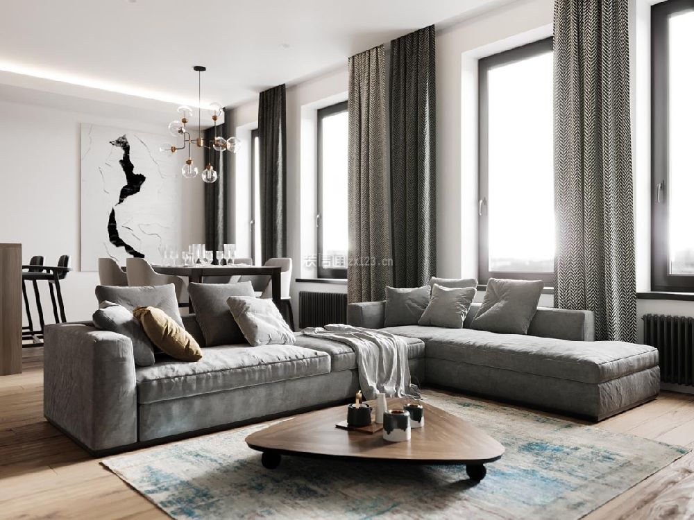 客厅现代设计效果图 客厅现代沙发