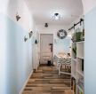 北京小户型家庭走廊实木地板装修效果图 