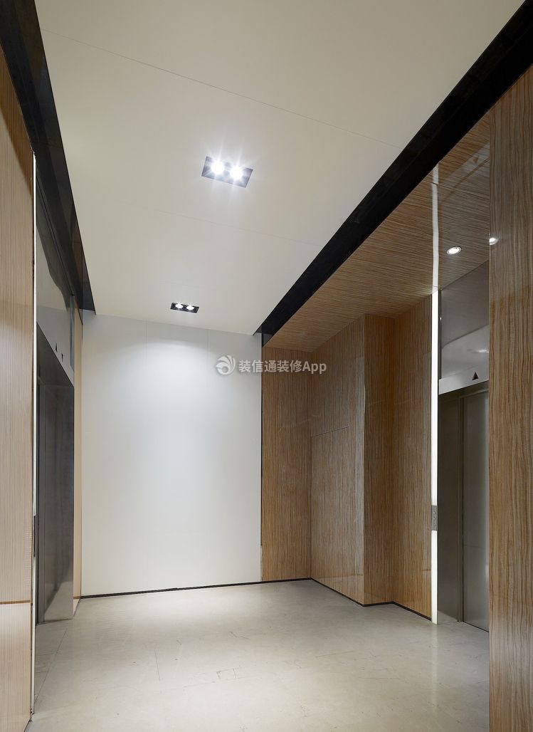 2023北京简约写字楼电梯口装修设计图片