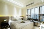 南京130平新房现代风格主卧室装修设计图  