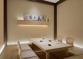 北京饭店日式风格包房装修设计实景图