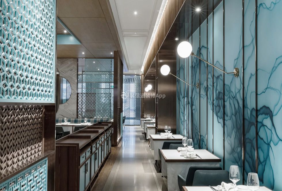 北京高档西餐厅装修设计效果图片