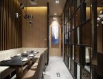 北京现代风格餐饮店隔断设计装修图2023