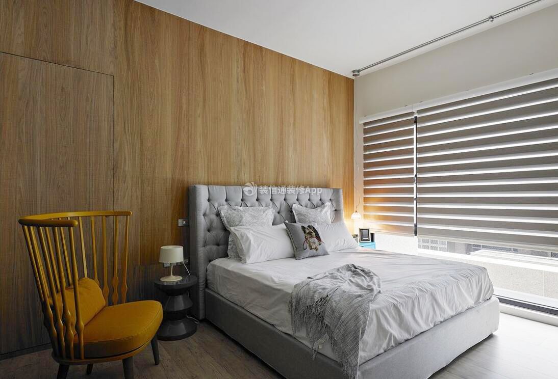 广州现代风格新房卧室室内隐形门装修图片