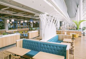 广州500平大型餐饮店面装修设计效果图