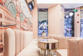 广州餐饮店面装修茶餐厅设计效果图片