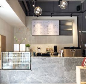 广州餐饮店面装修奶茶店设计效果图片-每日推荐