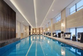上海星级酒店游泳池装修设计效果图片