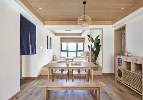 恒大绿洲·二号院日式风格二居室装修案例