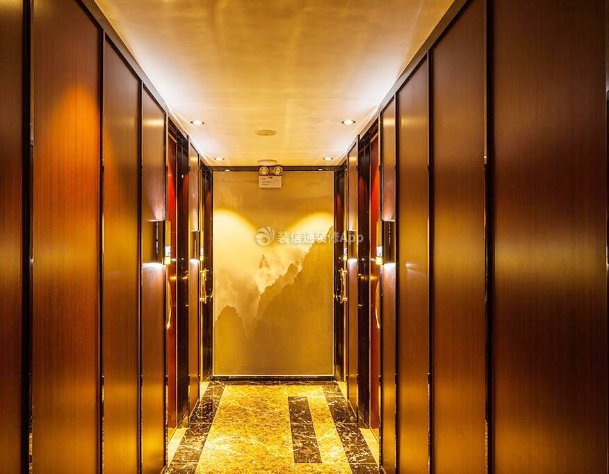 上海足浴店室内走廊装修设计图片