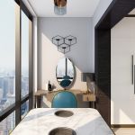 泰悦豪庭公寓50现代风格装修设计案例