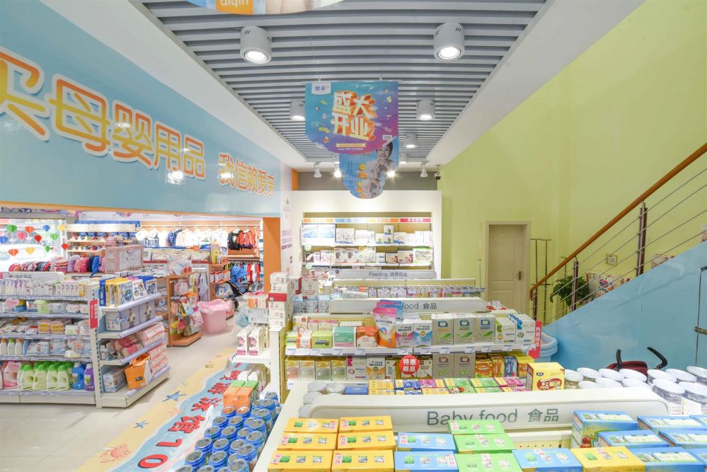 上海购物中心母婴店装修设计实景图