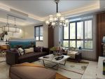 华城国际133平米三居室现代简约风格装修案例