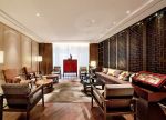 上海中式奢华会所会客厅装修设计图欣赏