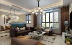 华城国际133平米三居室现代简约风格装修案例