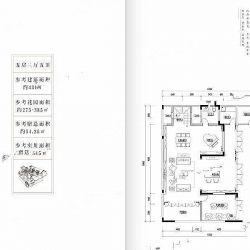 D1（负一层）户型 5室3厅5卫  建筑面积：约431平米