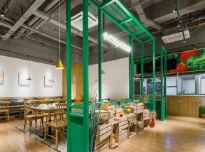 上海200平小型中餐厅室内装修效果图