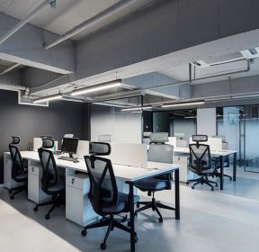 广州公司办公室办公桌隔断装修设计图-每日推荐