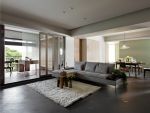 江湾城80平米现代风格二居室装修案例