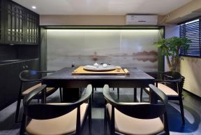 广州高端会所茶室中式风格装修图片