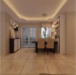 白桦林印象129平米三居室装修现代简约风格家装案例