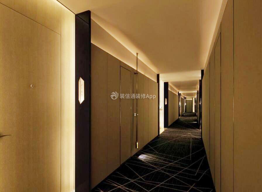 昆明酒店走廊过道装修设计实景图片